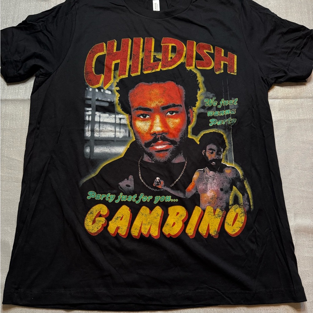Childish Gambino Black Graphic T-Shirt